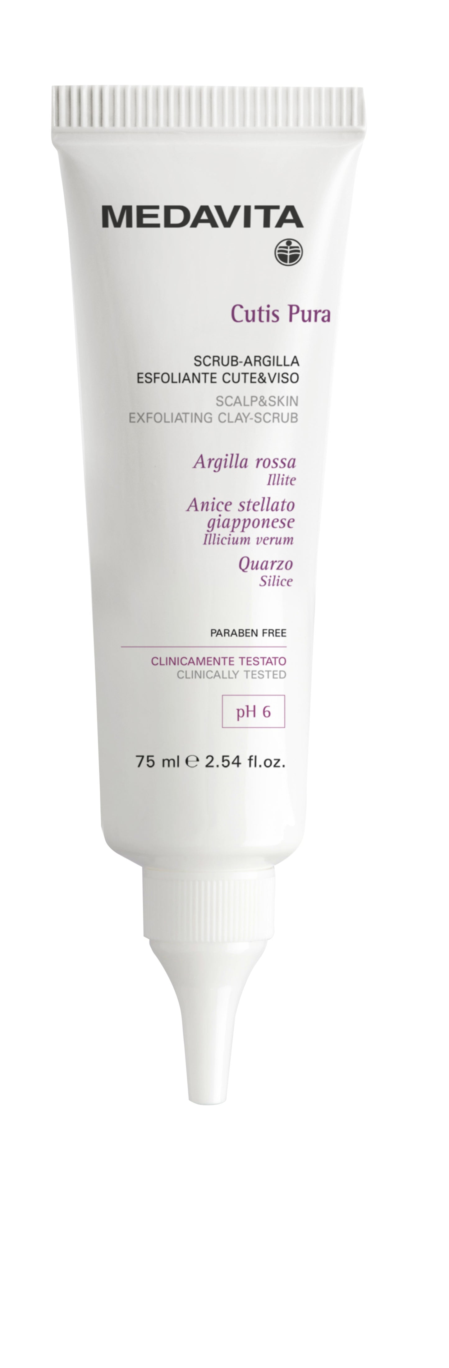 Medavita Cutis Pura Scalp&Skin Exfoliating Clay-Scrub 75 ml
