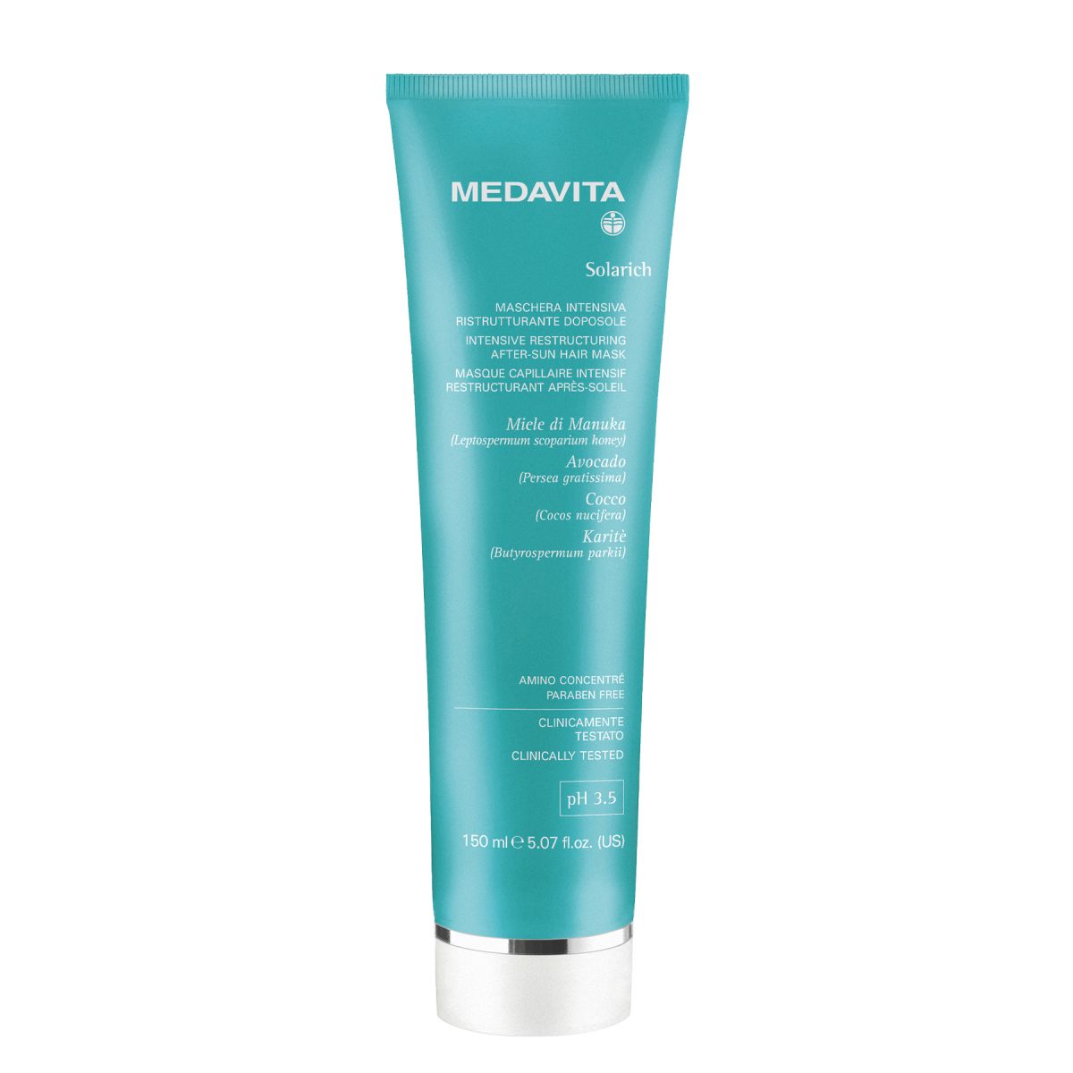 Medavita Solarich Intensive Restructuring After-Sun Hair Mask 150 ml