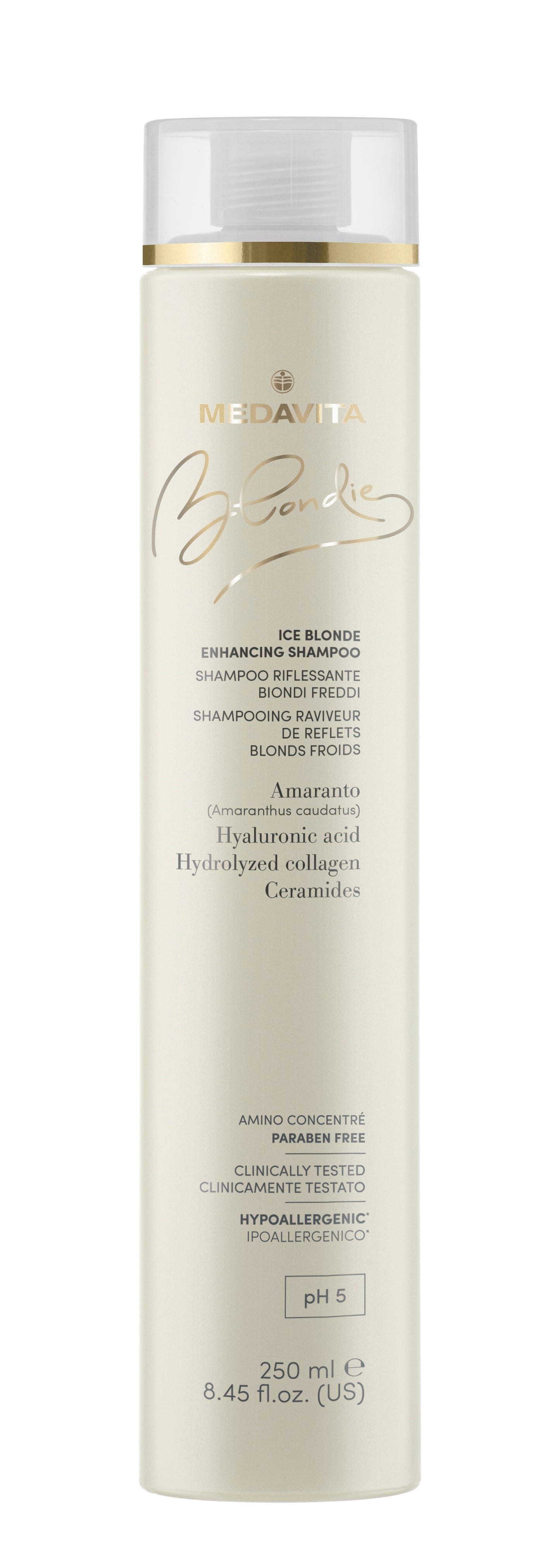 Medavita Blondie Ice Blonde Enhancing Shampoo 250 ml
