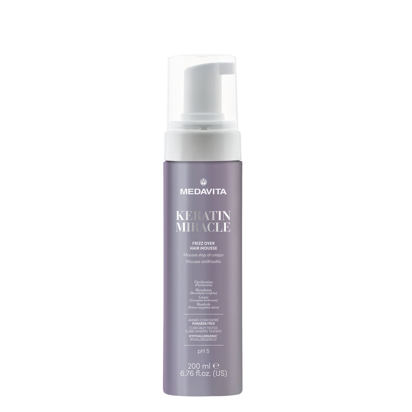 Medavita Keratin Miracle Frizz Over Hair Mousse