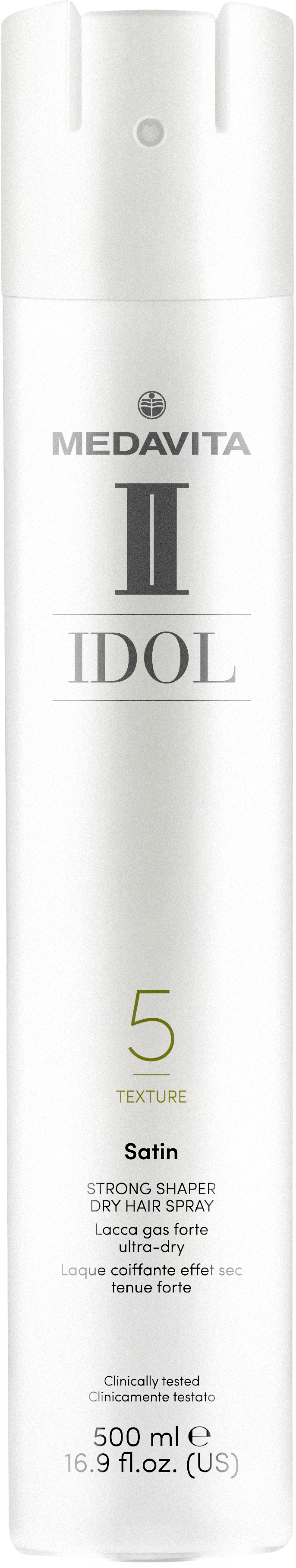 Medavita Idol Texture Satin Strong Shaper Dry Hair Spray