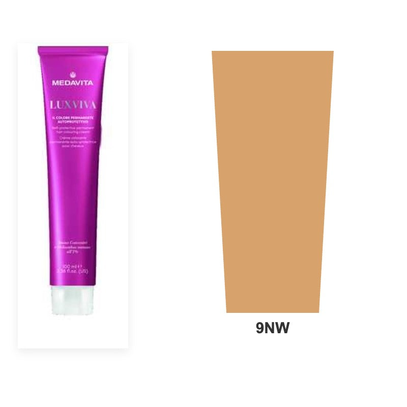 Medavita Self-protective Permanente Hair Coloring Cream 9NW