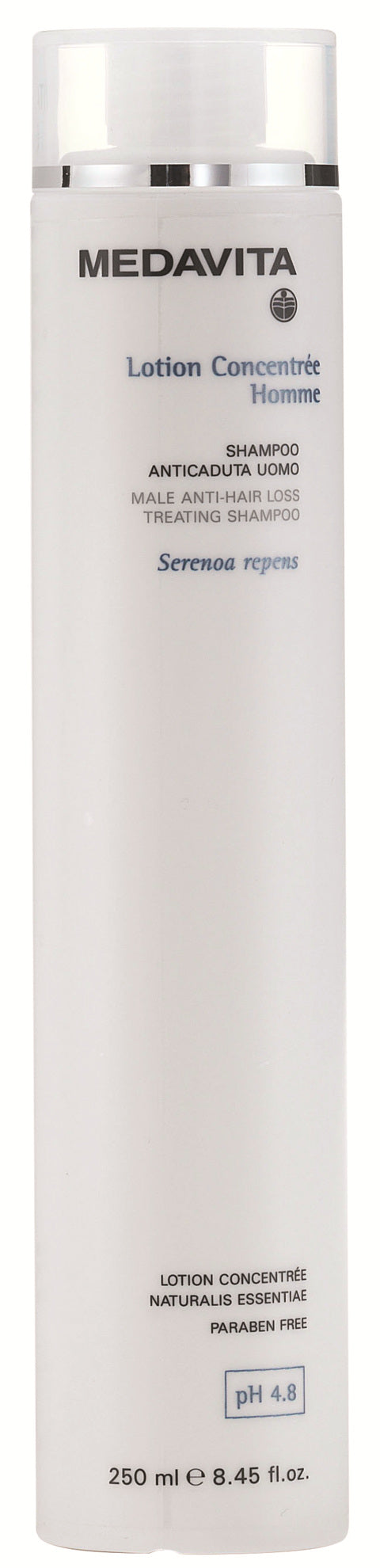 Medavita Lotion Concentrée Homme Male Anti-Hair Loss Treating Shampoo 250 ml