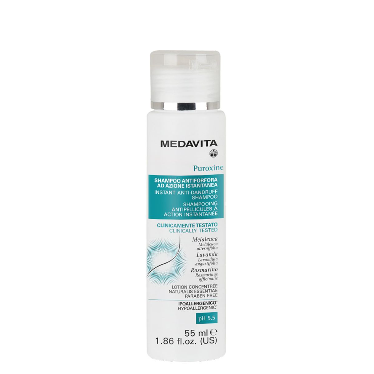 Medavita Puroxine Instant Anti-Dandruff Shampoo 55 ml