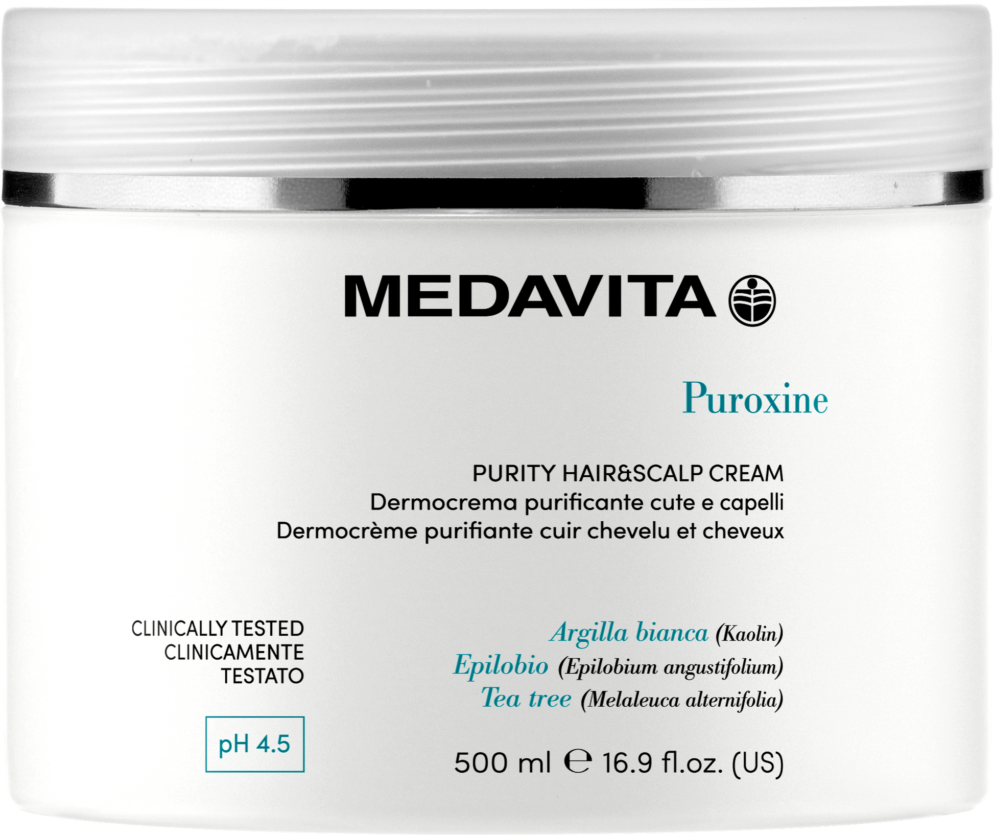 Medavita Puroxine Purity Hair&Scalp Cream 500 ml
