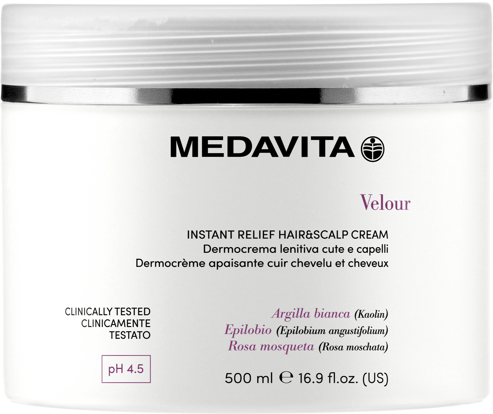 Medavita Velour Instant Relief Hair&Scalp Cream 500 ml
