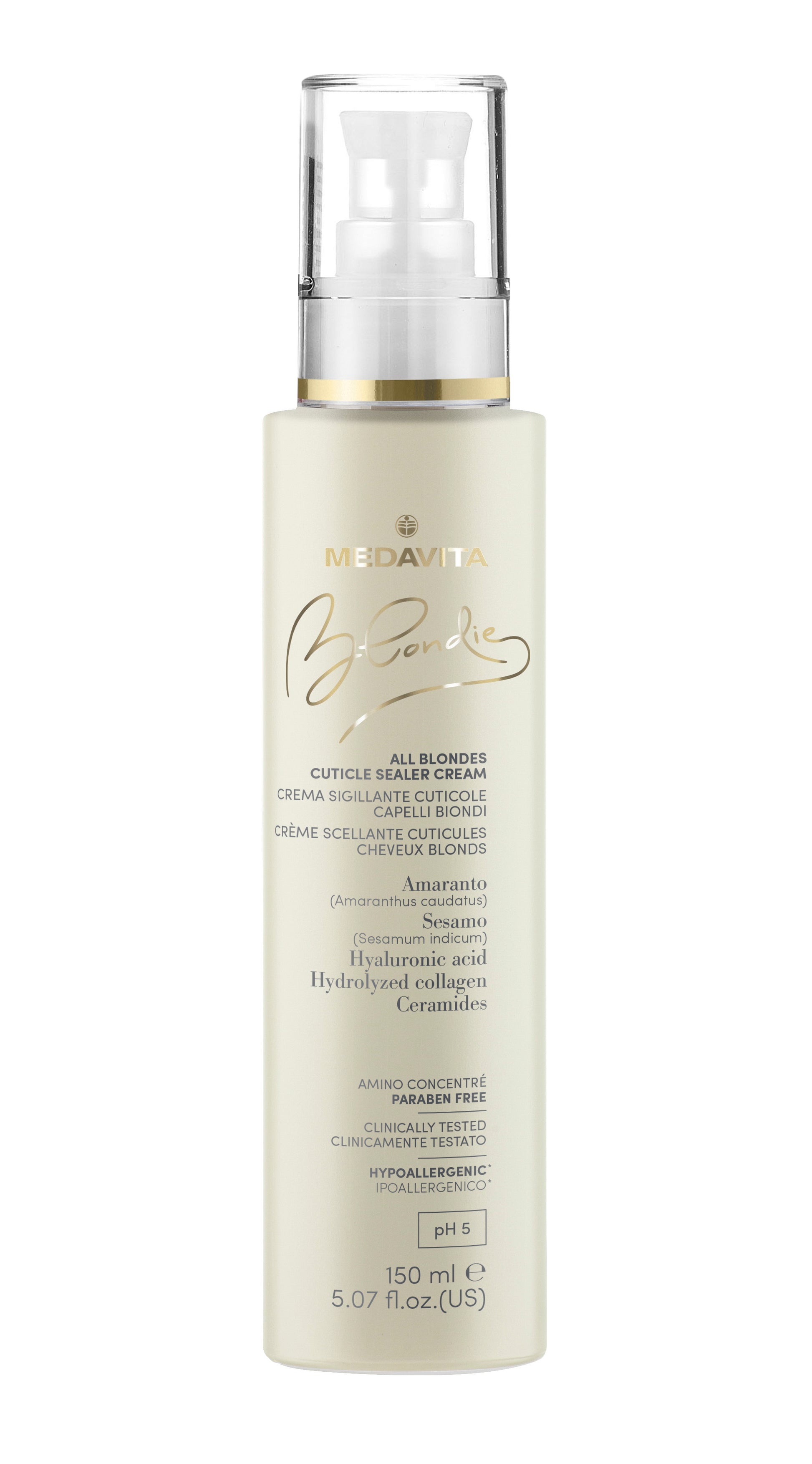Medavita Blondie All Blondes Cuticle Sealer Cream 150 ml