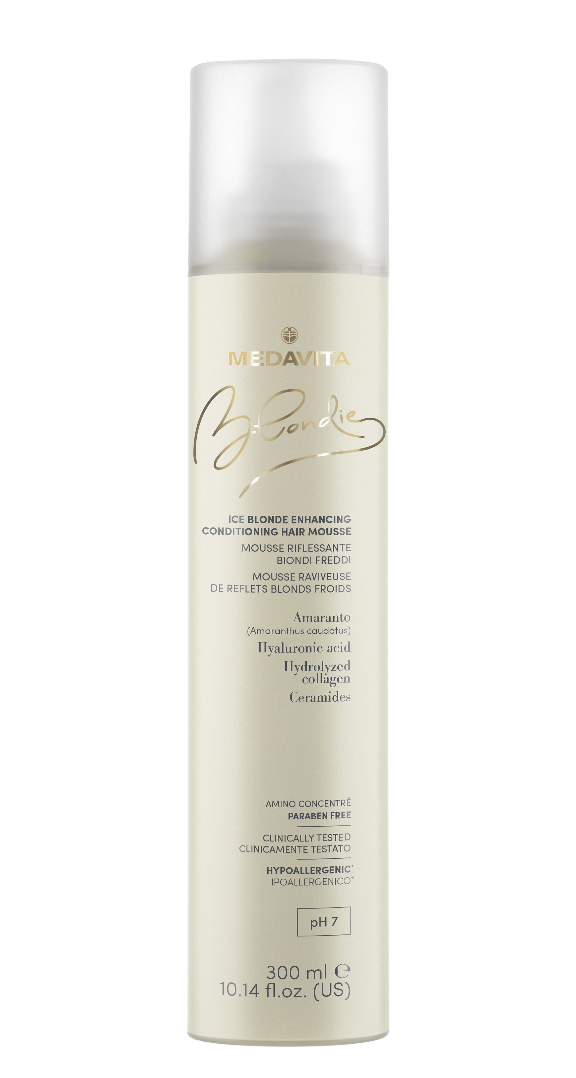 Medavita Blondie Ice Blonde Conditioning Hair Mousse 300 ml