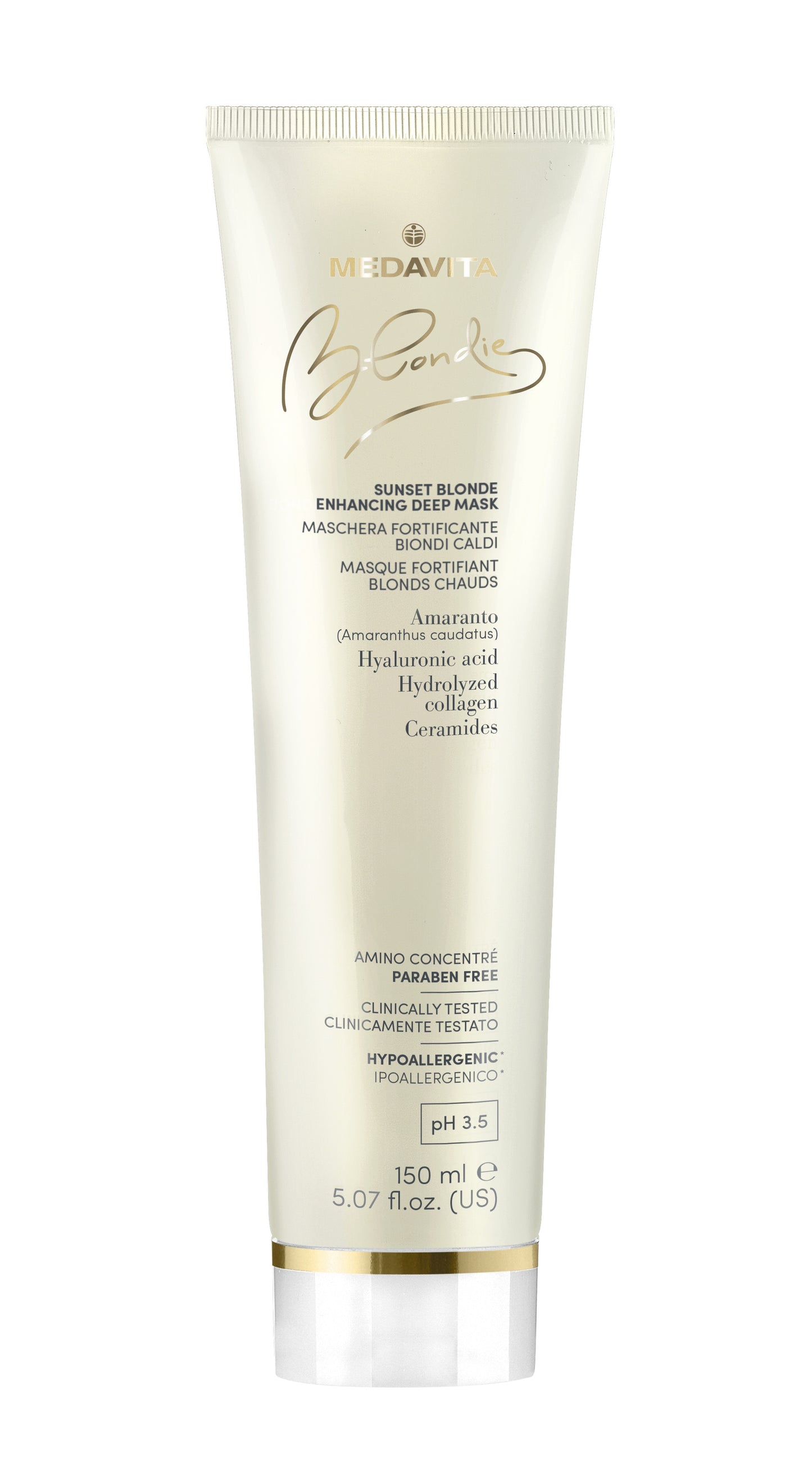 Medavita Blondie Sunset Blonde Enhancing Deep Mask 150 ml