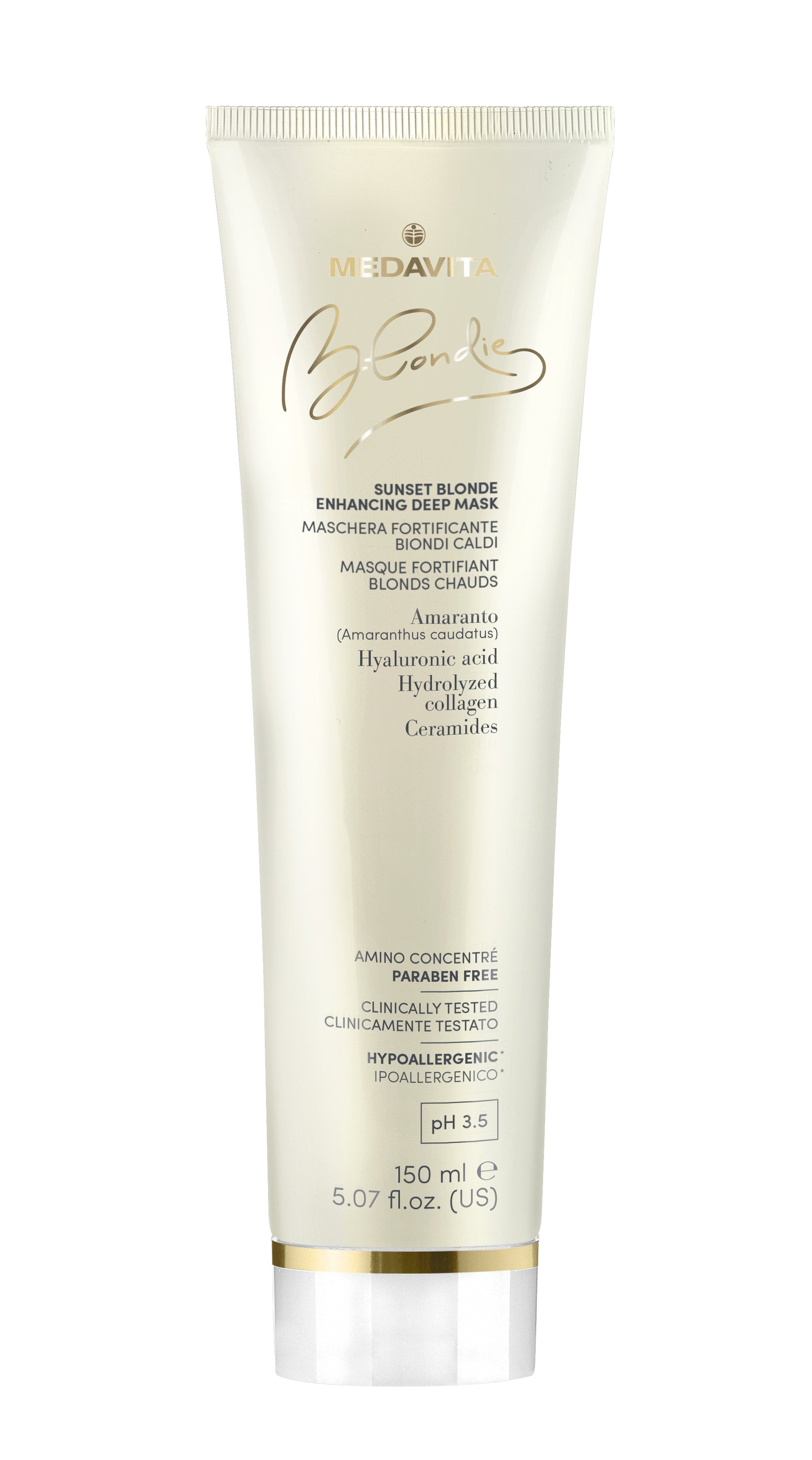 Medavita Blondie Sunset Blonde Enhancing Deep Mask 150 ml