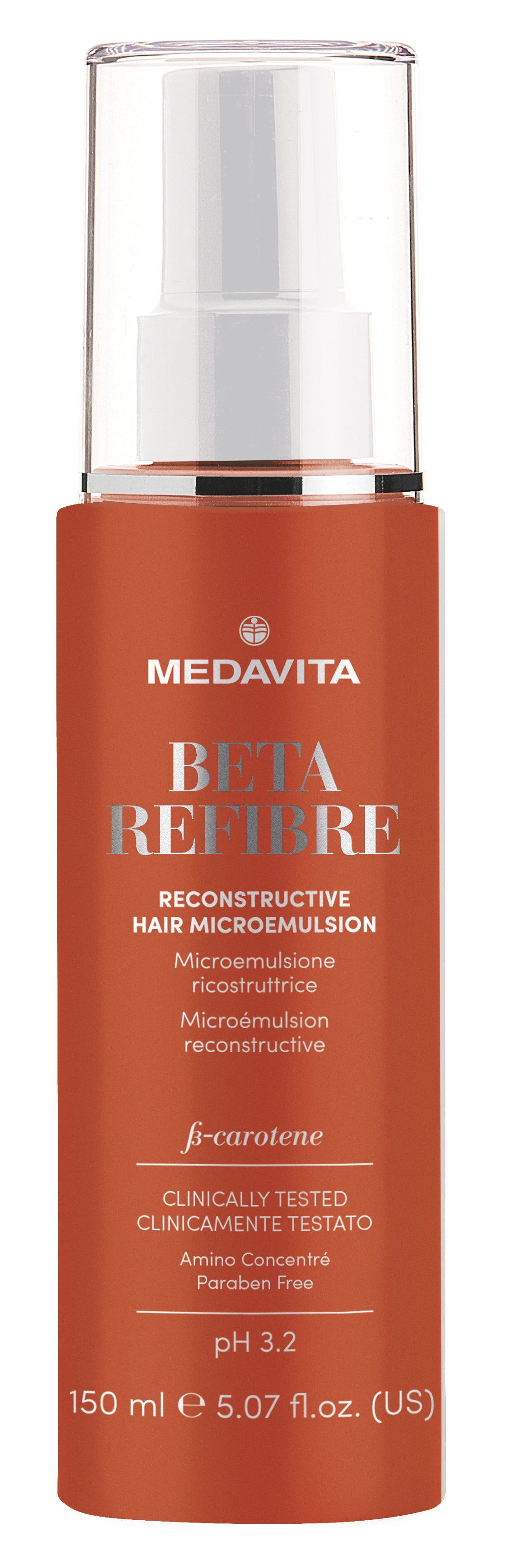 Medavita Beta Refibre Reconstructive Hair Microemulsion 150 ml