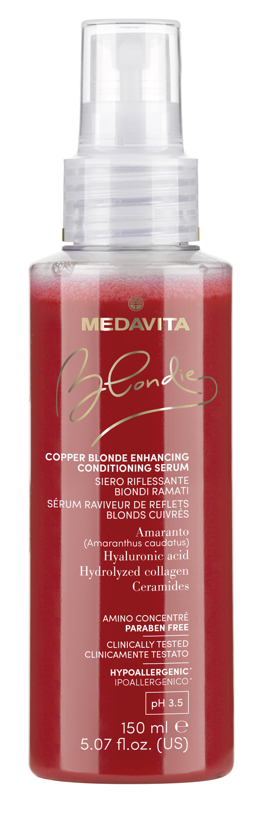 Medavita Blondie Copper Blonde Enhancing Conditioning Serum 150 ml