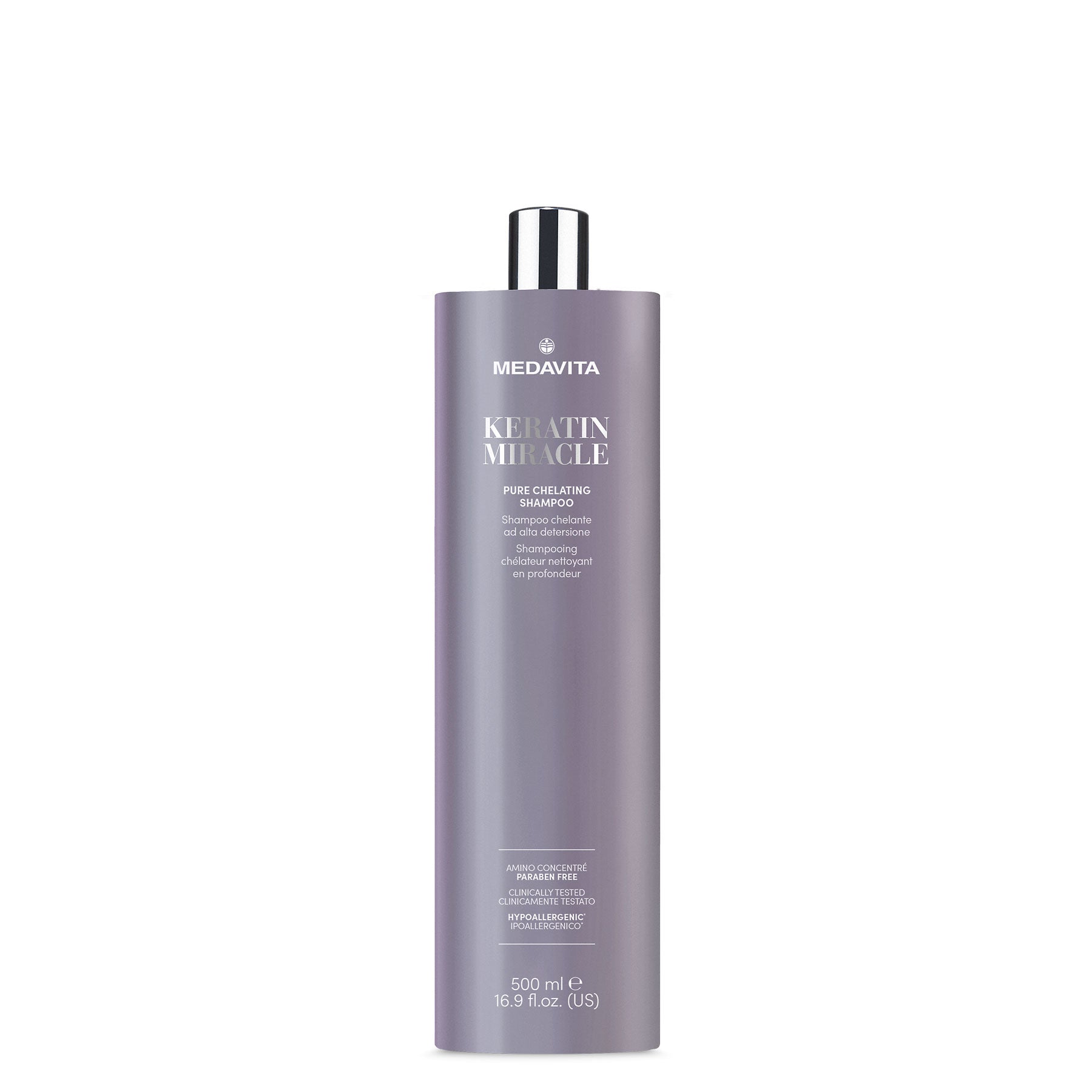 Medavita KERATIN MIRACLE Очищувальний шампунь з хелатуючим ефектом