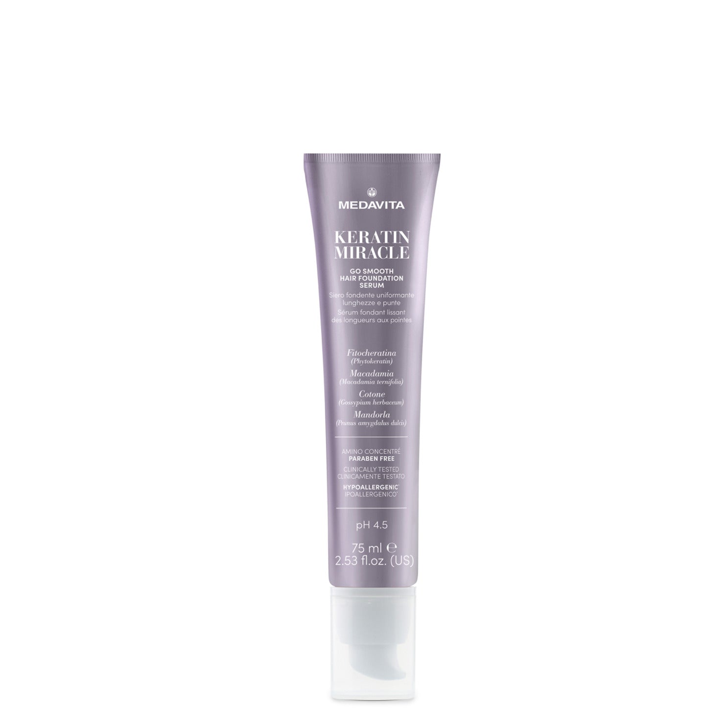 Medavita Keratin Miracle Go Smooth Hair Foundation Serum