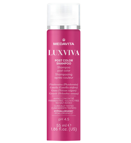 Medavita Luxviva Post Color Acidifying Shampoo 55 ml