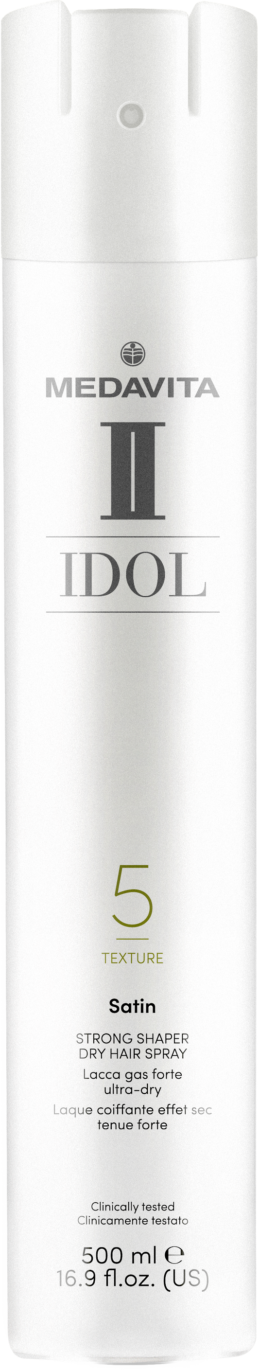 Medavita Idol Texture Satin Strong Shaper Dry Hair Spray