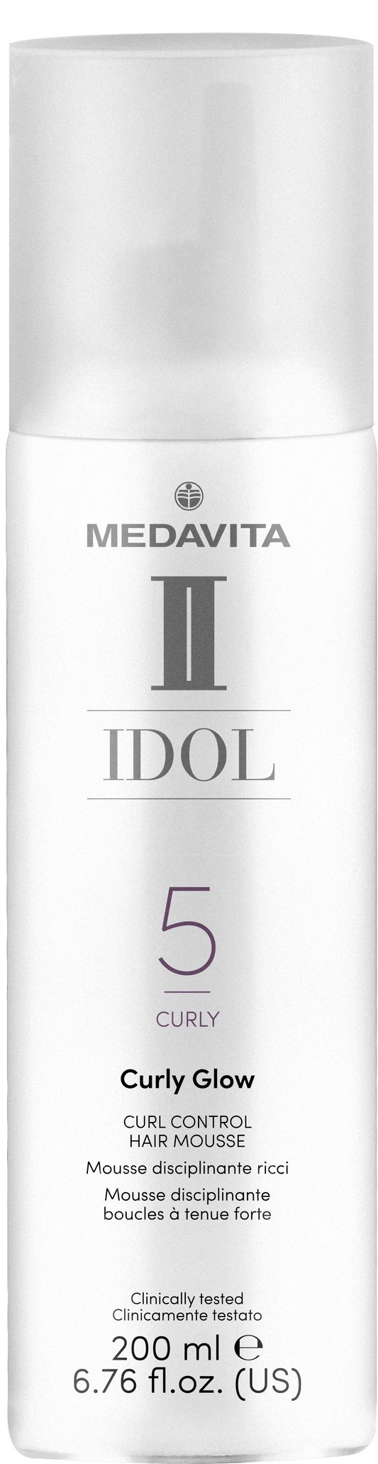 Medavita Idol Curly Glow Curl Control Hair Mousse 200 ml