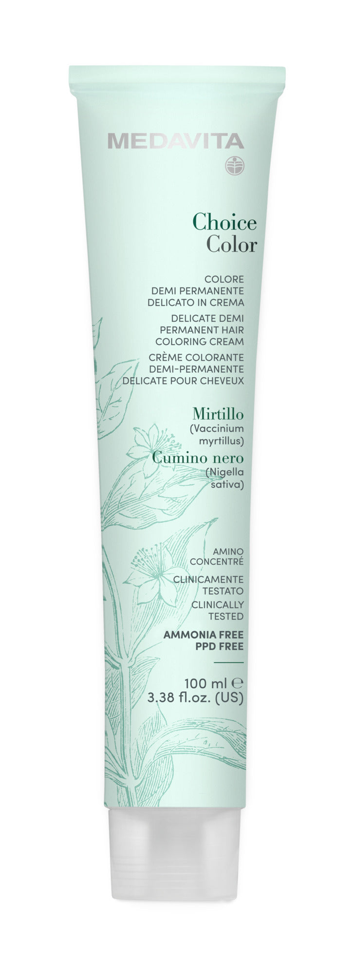 Medavita Choice Color Delicate Demi-Permanent Hair Coloring Cream 100 ml