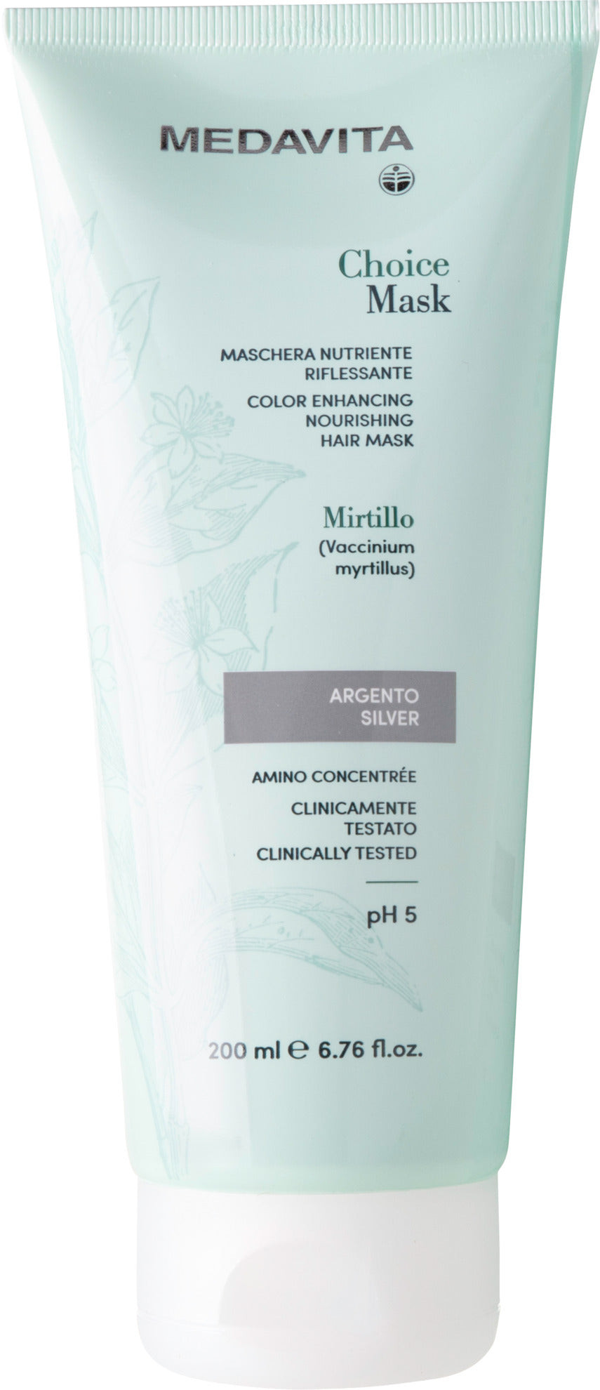 Medavita Choice Color Enhancing Hair Mask Silver 200 ml