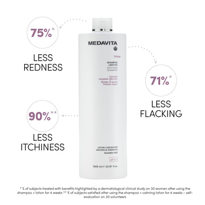 MEDAVITA VELOUR Soothing Shampoo 1000 ml