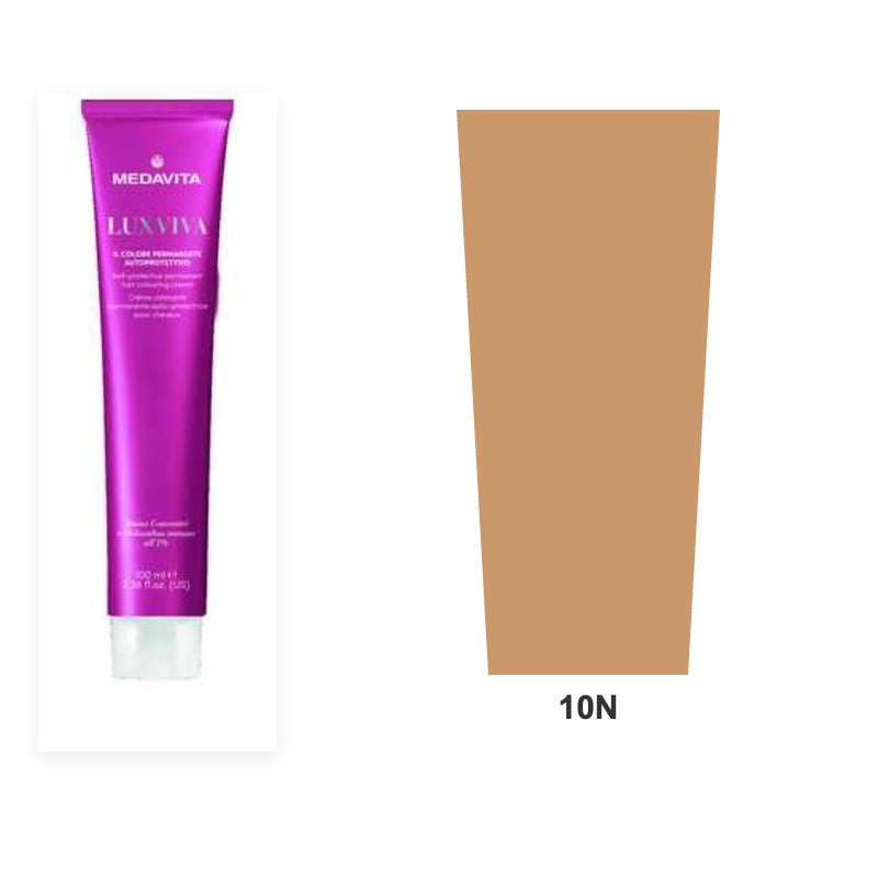 Medavita Self-protective Permanente Hair Coloring Cream 10N