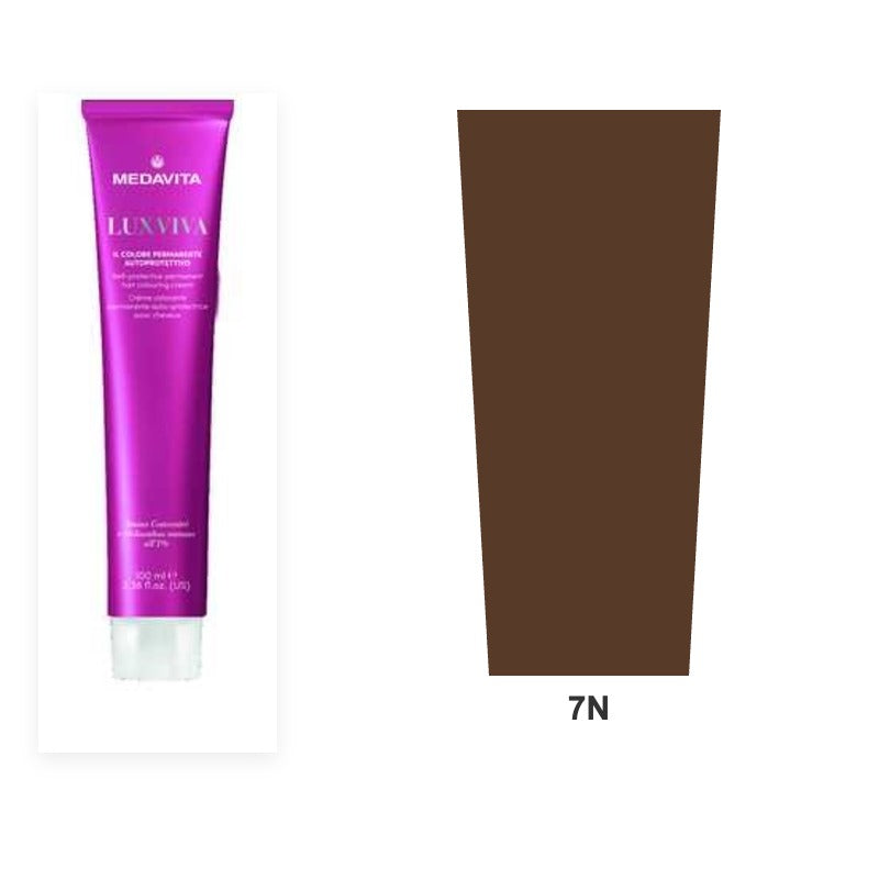 SELBSTSCHÜTZENDE DAUERHAFTE HAARFARB-CREME 7N