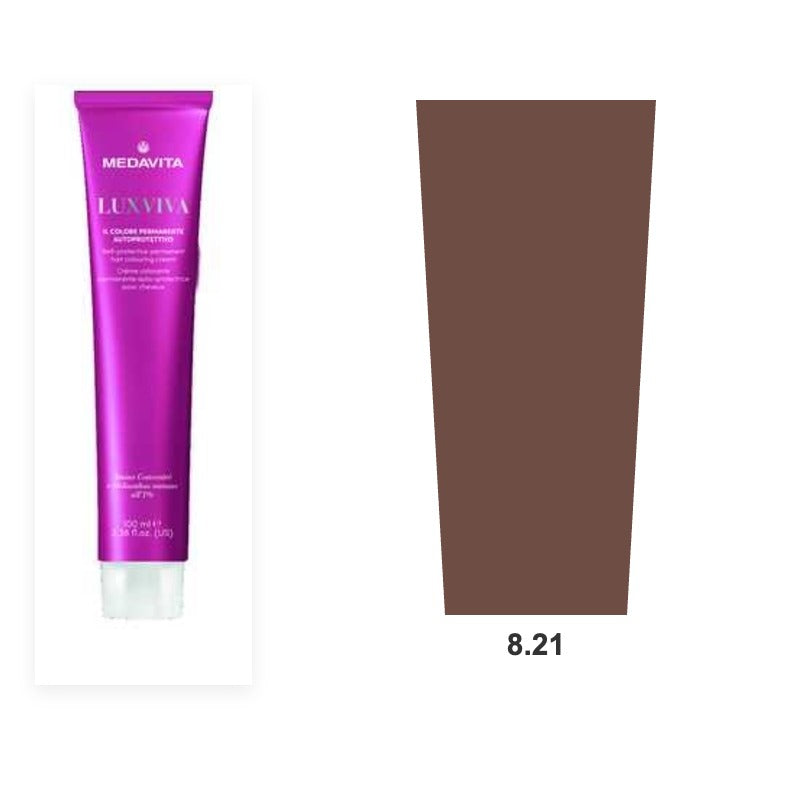 SELBSTSCHÜTZENDE DAUERHAFTE HAARFÄRBE-CREME 8.21